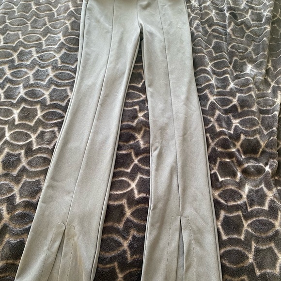 Zara Charcoal Flare Pants - Picture 7 of 7